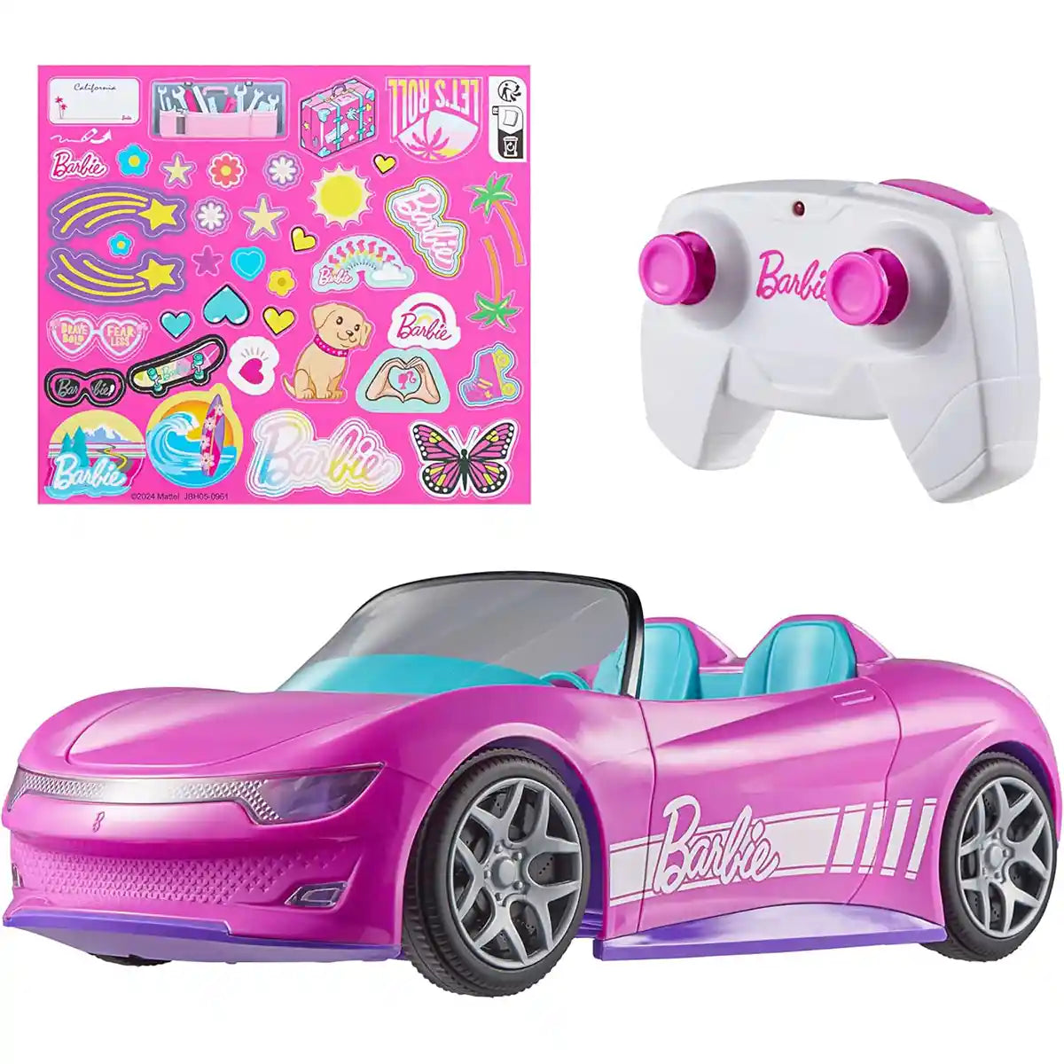 Hot Wheels R/C Barbie Pink Convertible