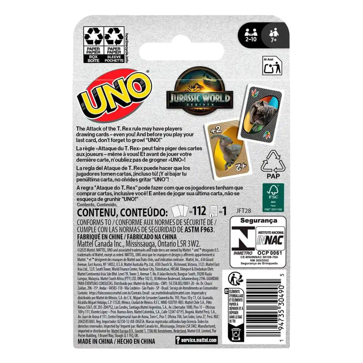 UNO Jurassic World 4