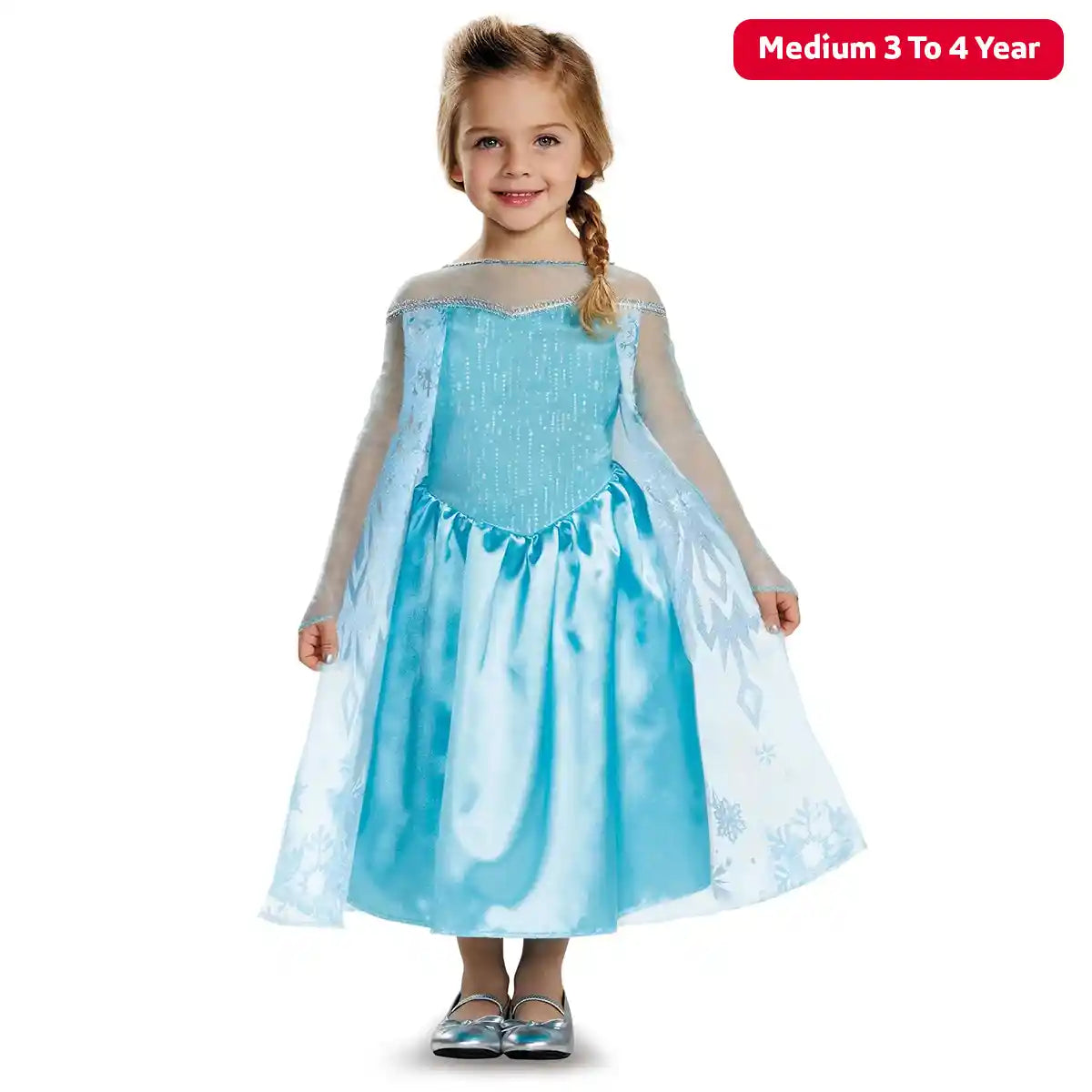 Toddler Elsa Classic Dress-Up 3-4 Years