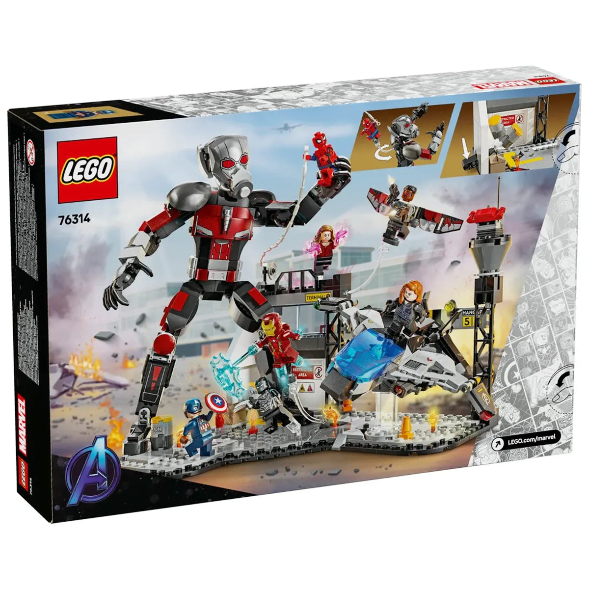 Lego 76314 Captain America: Civil War Action Battle