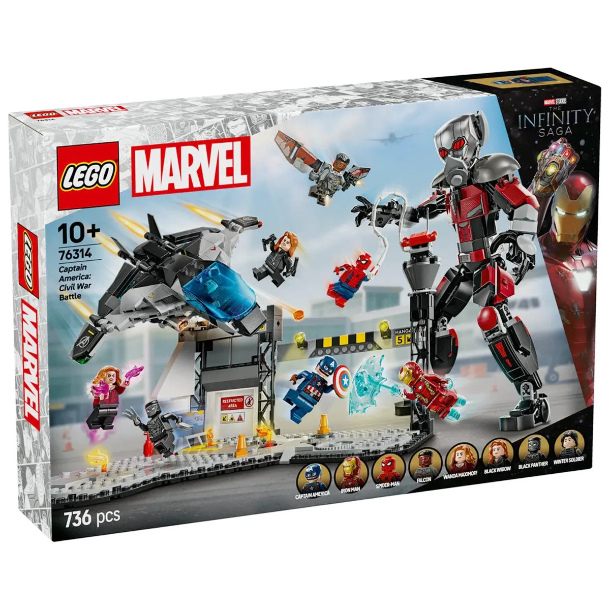 Lego 76314 Captain America: Civil War Action Battle