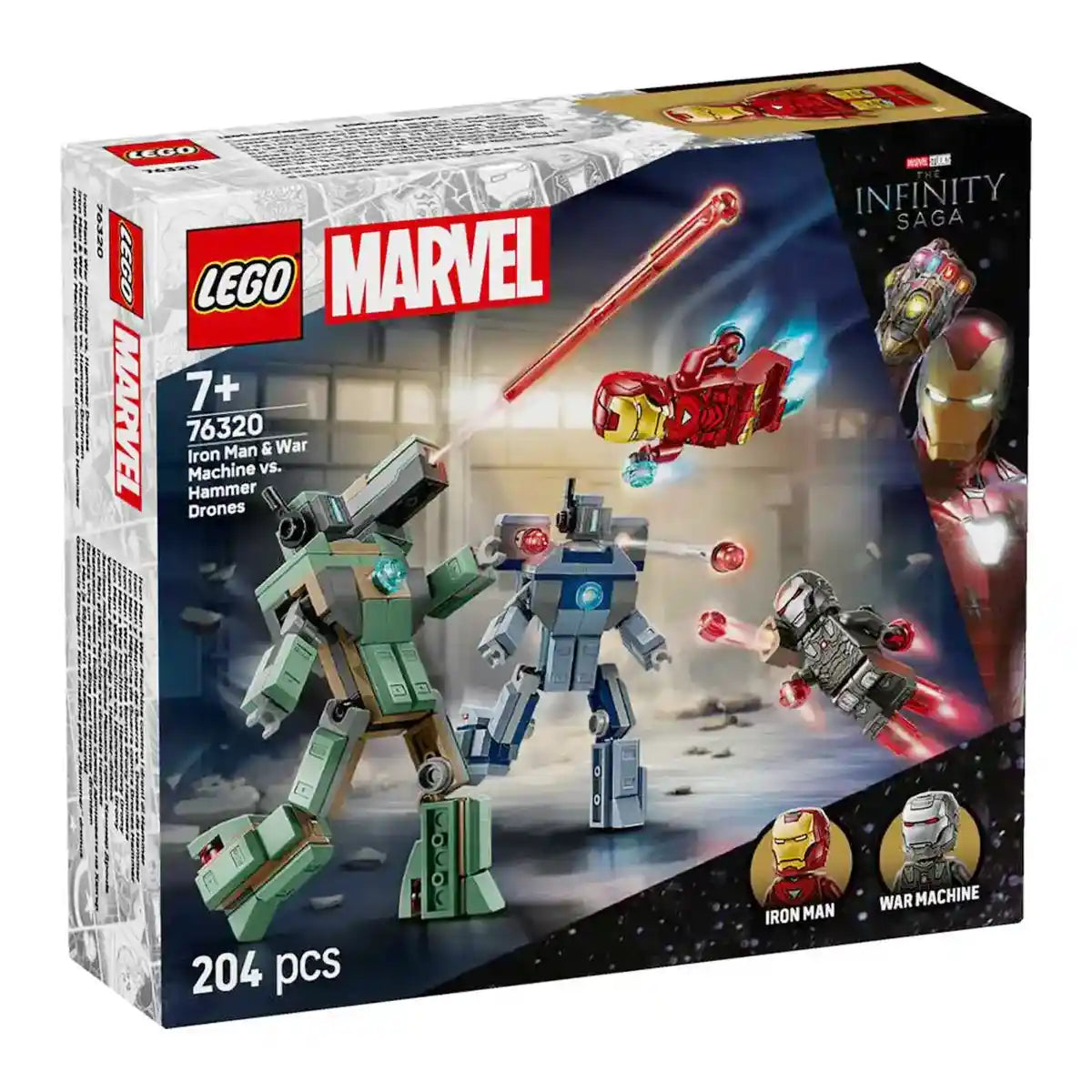 Lego 76320 Iron Man & War Machine vs. Hammer Drones