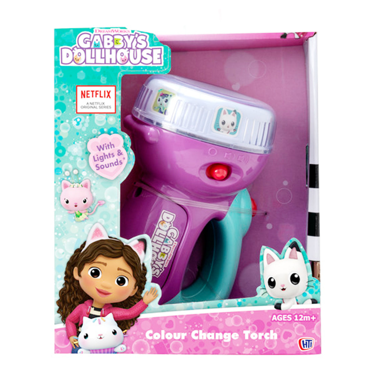 Gabby's Colour Change Light And Sound Torch