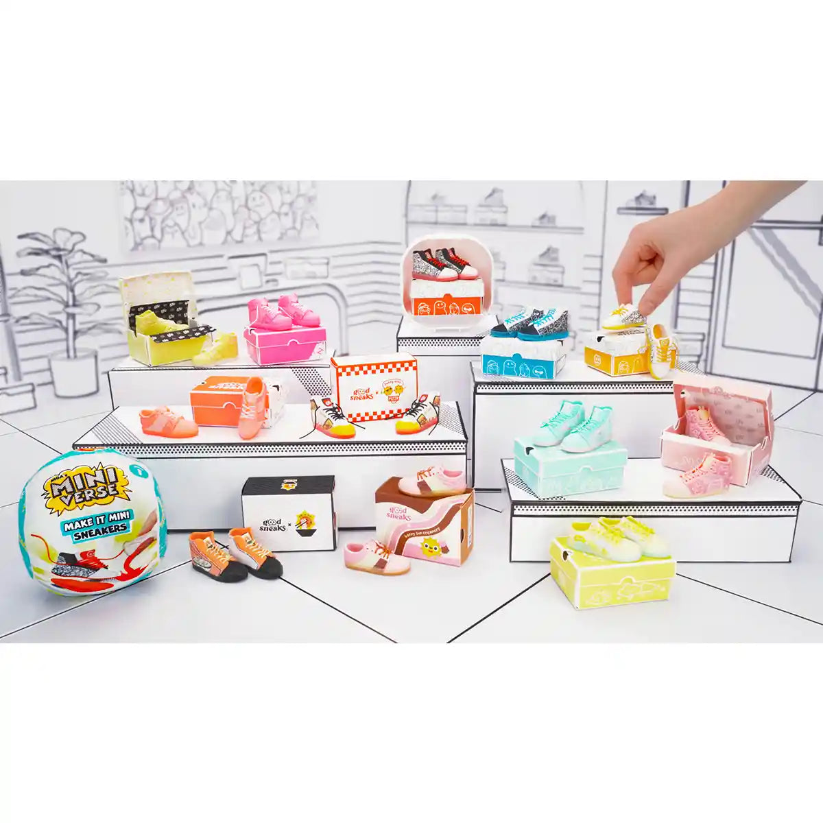 MGA's Miniverse Make It Mini Sneakers (PDQ)