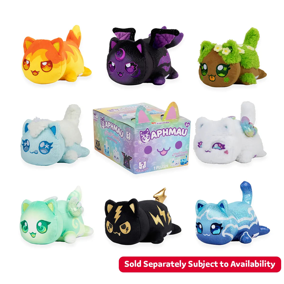 Aphmau Mystery MeeMeow Plush Elemental 6inch (S8)