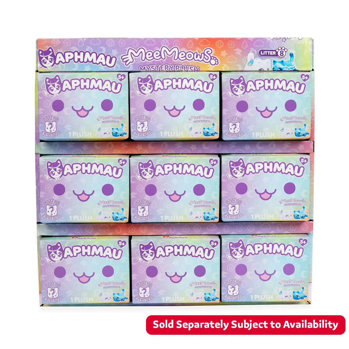 Aphmau Mystery MeeMeow Plush Elemental 6inch (S8)