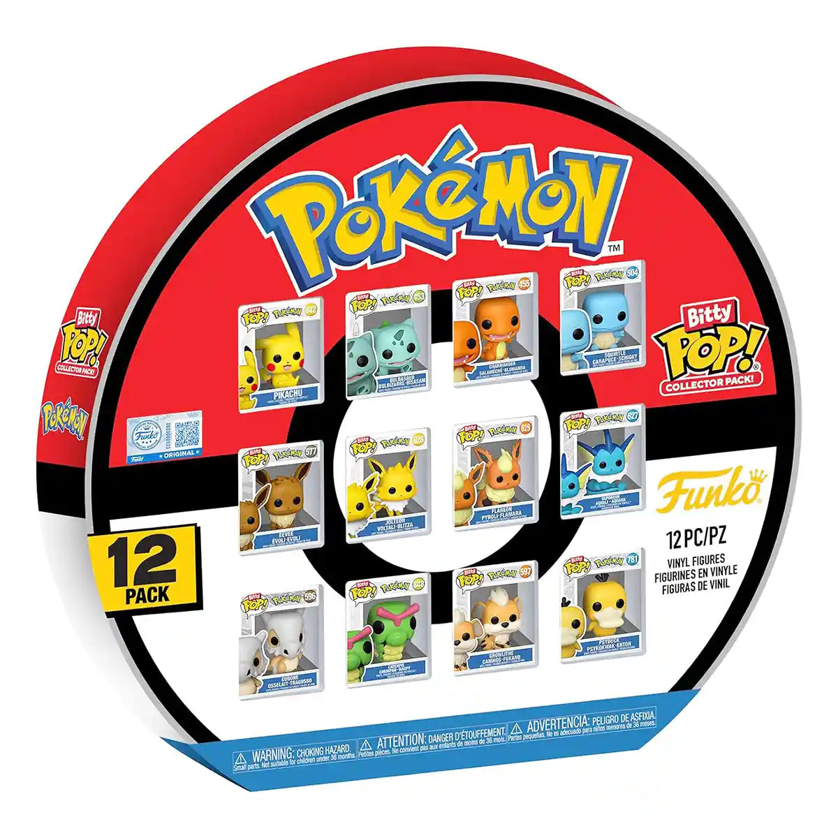 Bitty Pop! Games: Pokemon 12pc Multipack