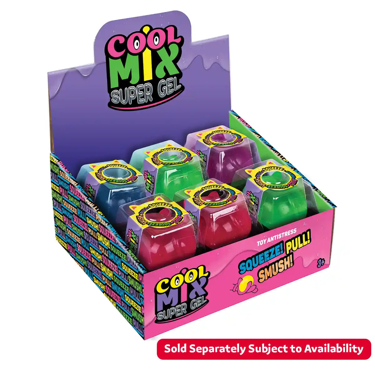 Cool Mix Supergel Cat 7.7cm asstd (PDQ) - Kiddy Zone