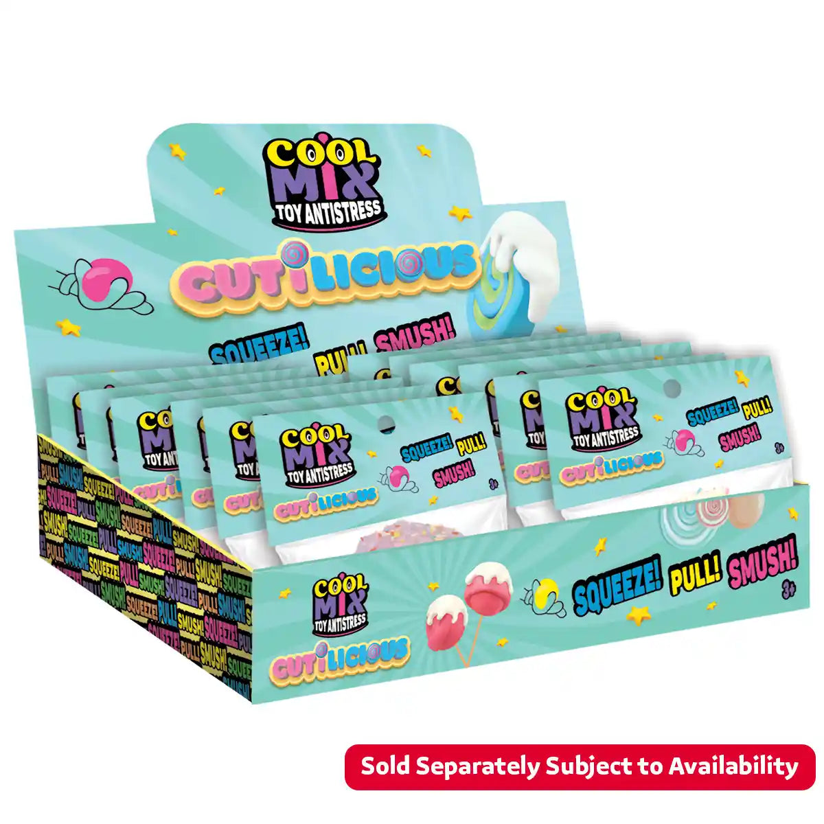 Cool Mix Cutilicious Cupcake 5.5cm (PDQ) - Kiddy Zone