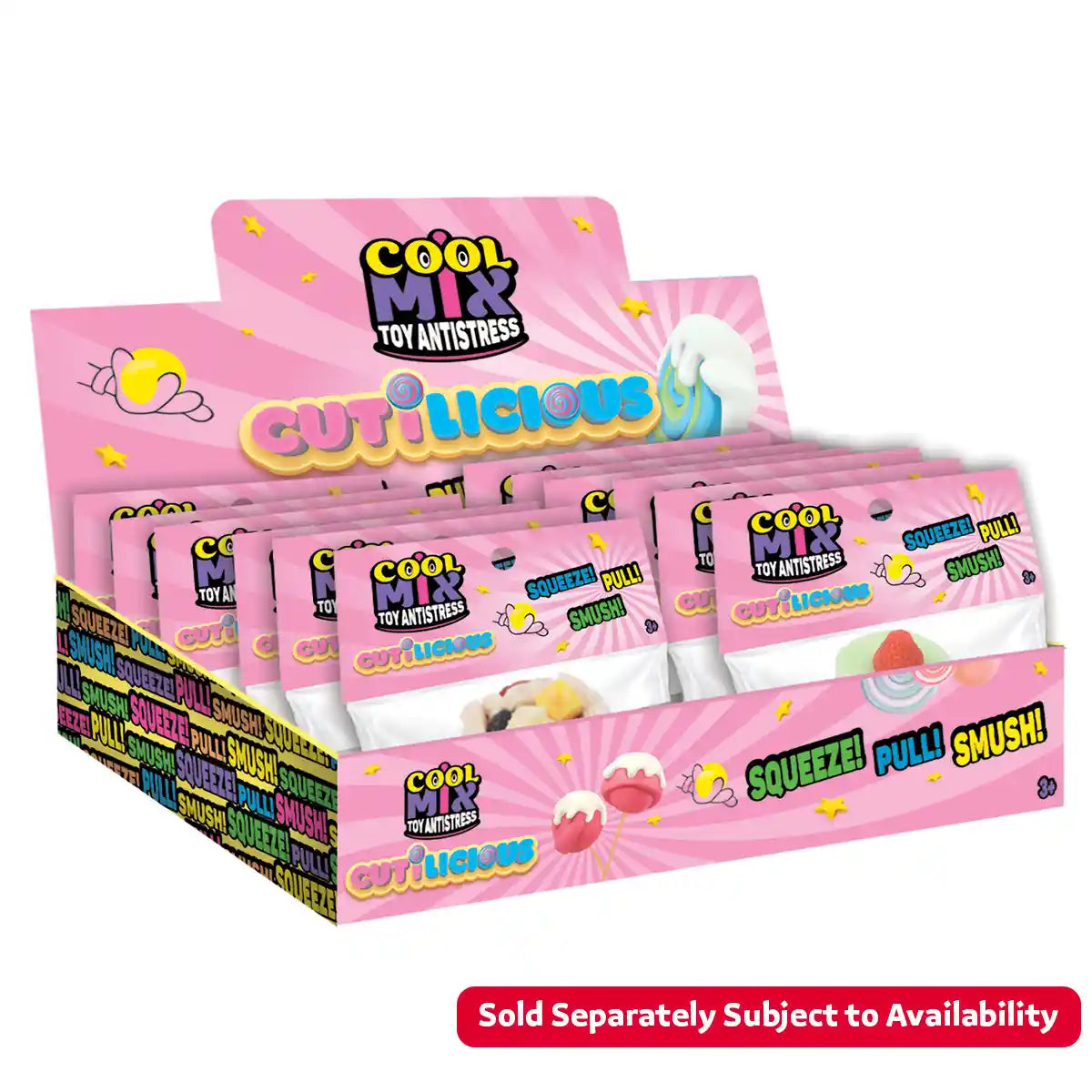 Cool Mix Cutilicious Cakes 8.5cm (PDQ) - Kiddy Zone