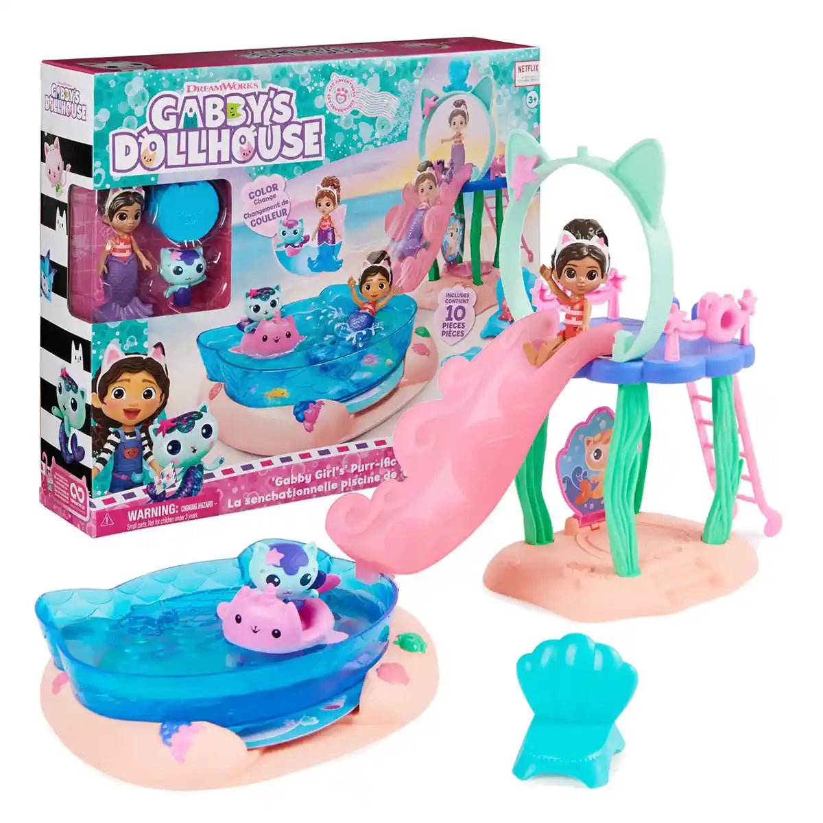 Gabby's Dh Girls Purrific Pool Playset