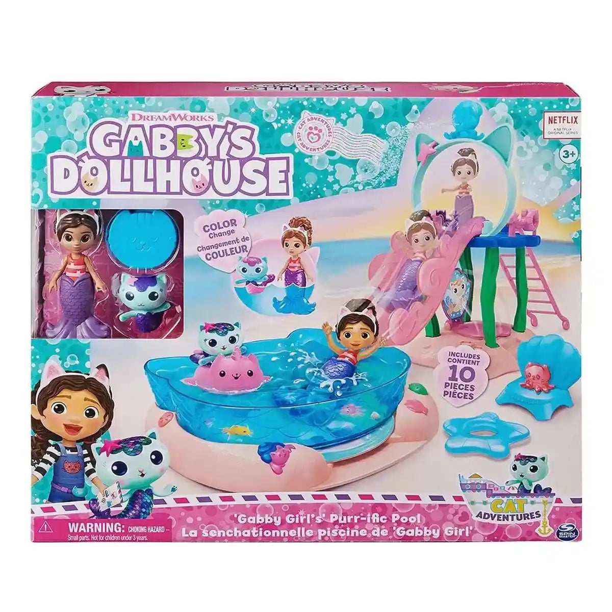 Gabby's Dh Girls Purrific Pool Playset