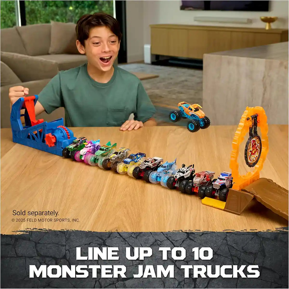 Monster Jam 1:64 Long Jump Playset (W/S)