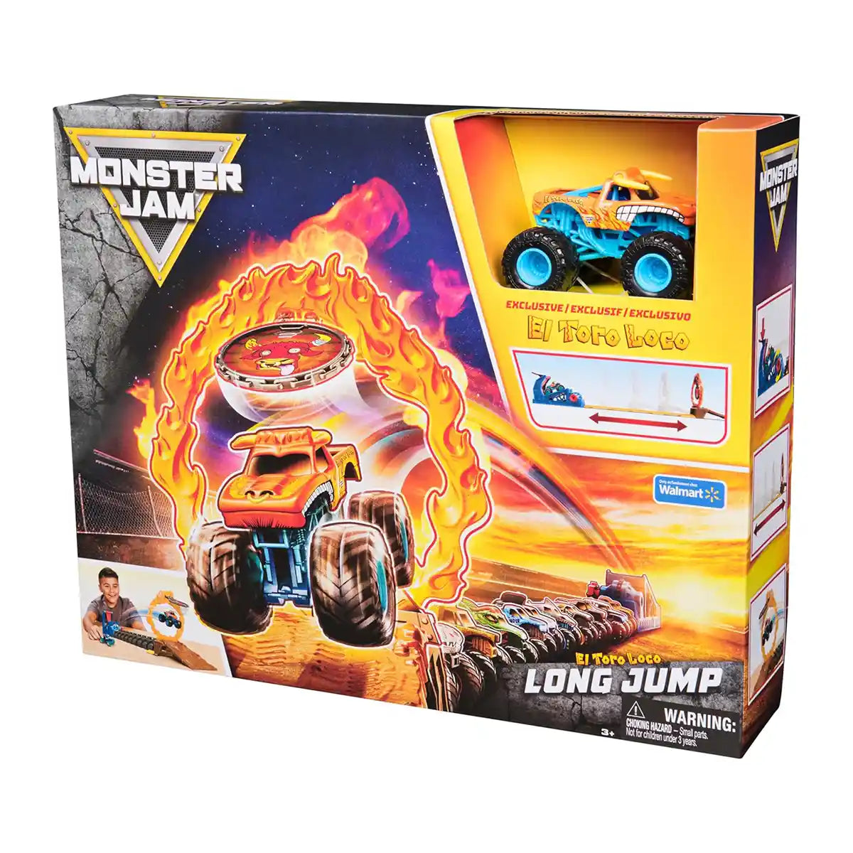 Monster Jam 1:64 Long Jump Playset (W/S)