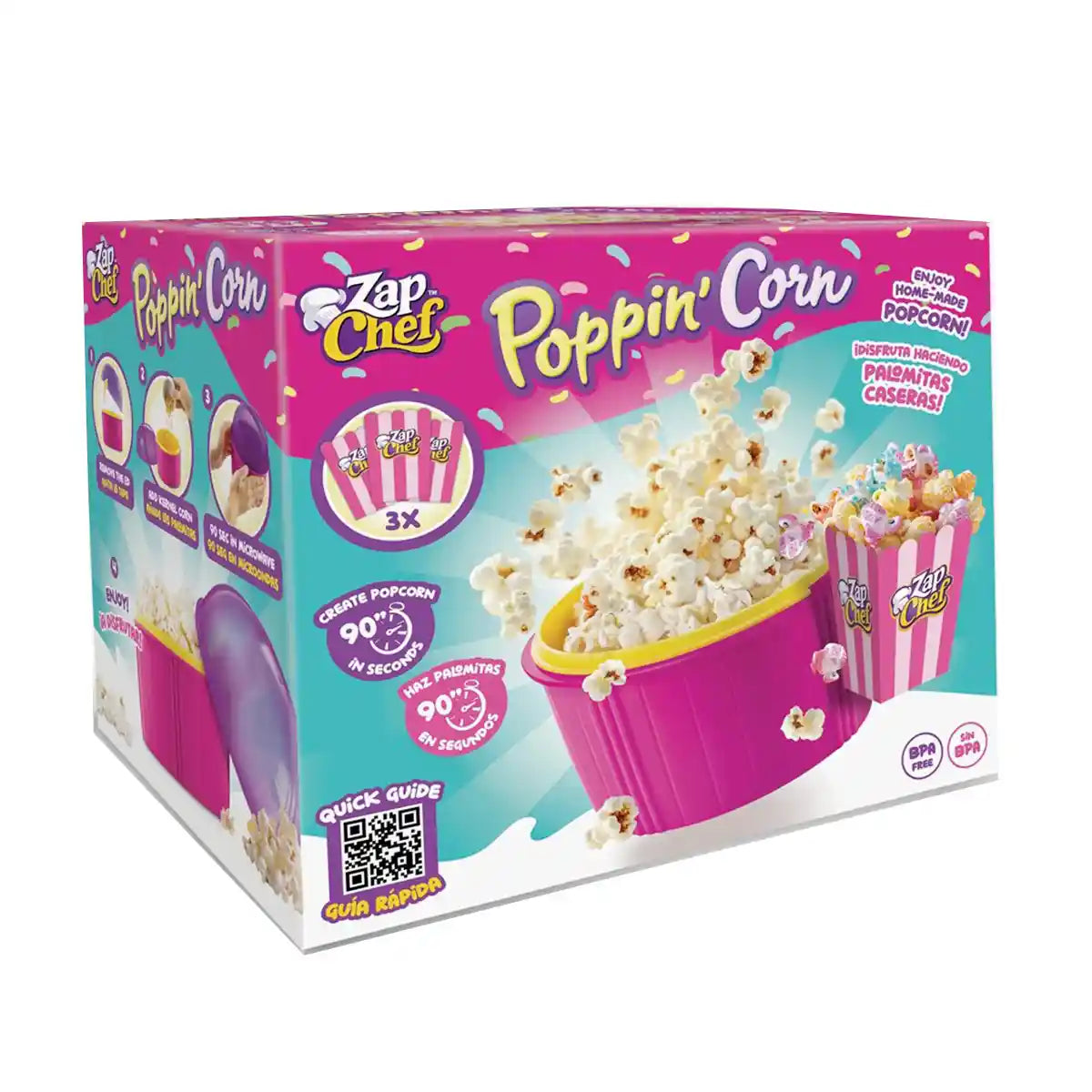 Zap Chef Poppin Corn