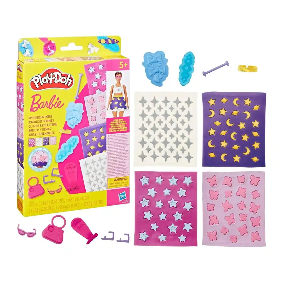 Playdoh Barbie Sparkles And Gems