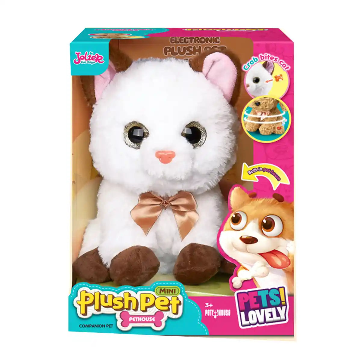 Electronic Plush Pet - Cat With Rotating Music Recording 3yrs+