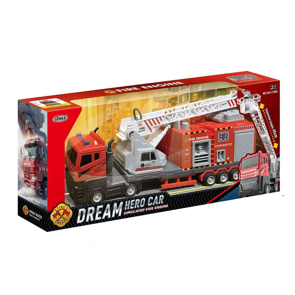 2-in-1 Big Fire Truck 3YRS+