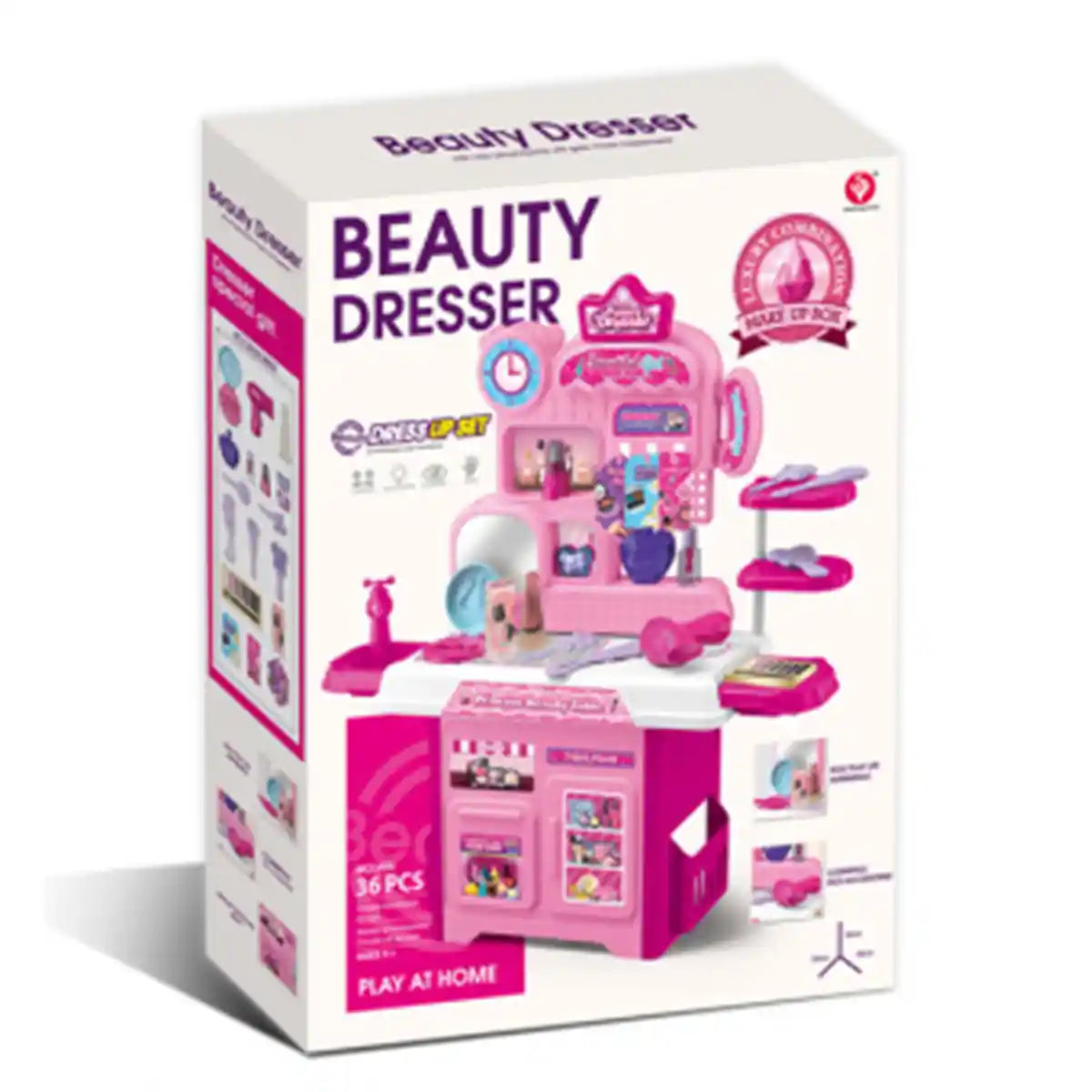Beauty Dresser With 36pcs Accessories 3yrs+