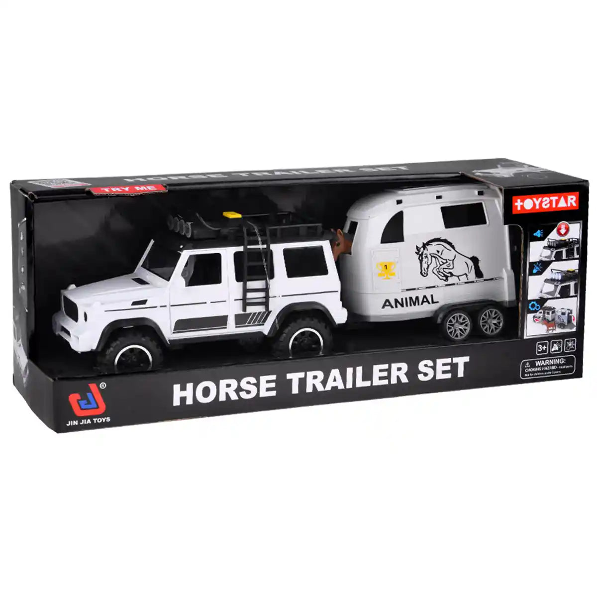 Jinjia Friction Car With Light Sound & Open Door 3yrs+