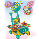 Five Star 2 In 1 Shopping Cart Playset 39pcs 3yrs+