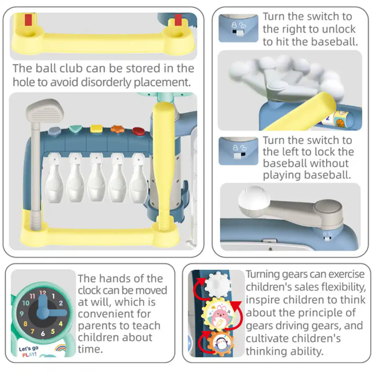 Baoli 5 In 1 Sport Toys 2yrs+