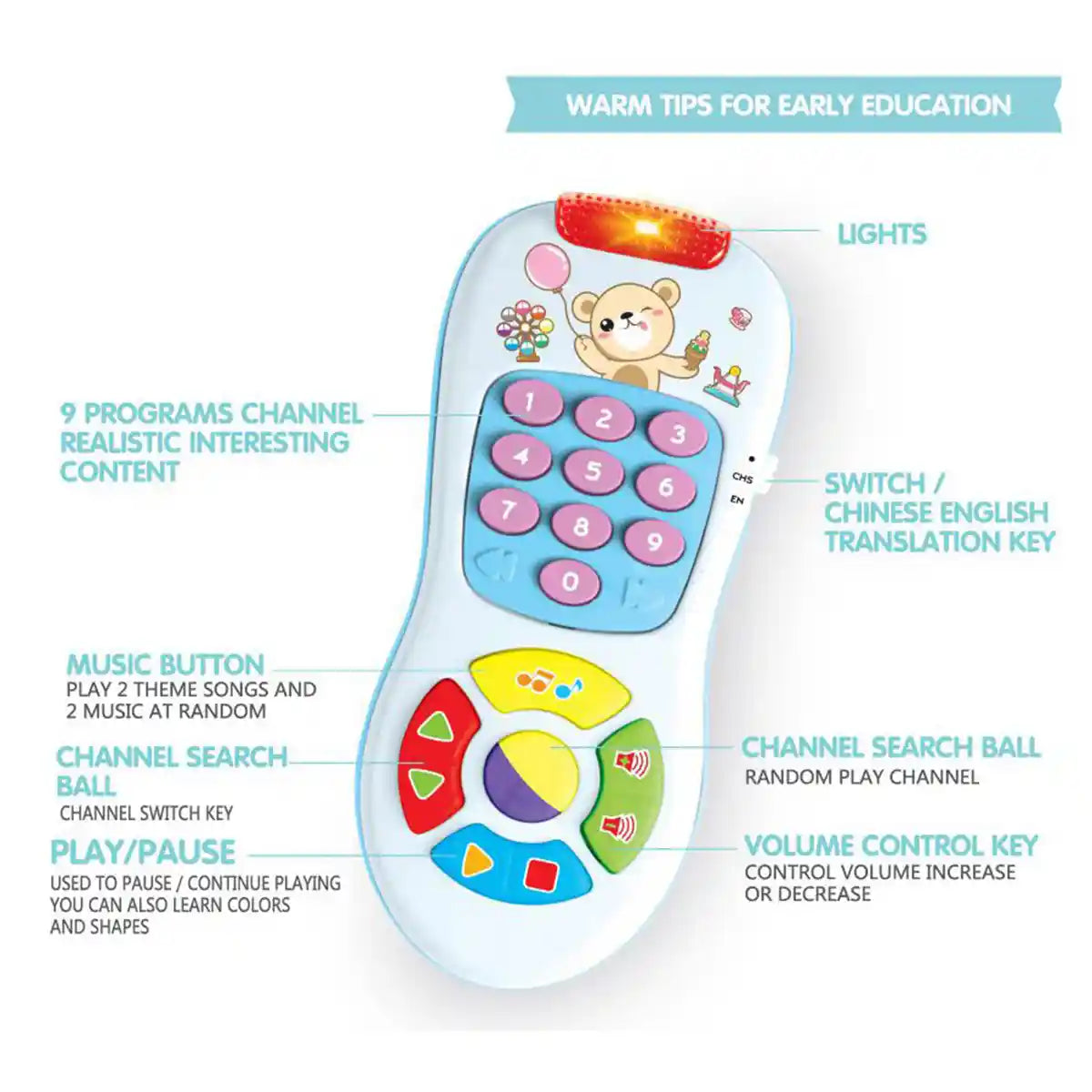 Kids Melody Intelligent Music Controller 0m+