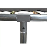 Funjump 12 Ft Blue Trampoline With Outside Short Pole Safety Net & Ladder