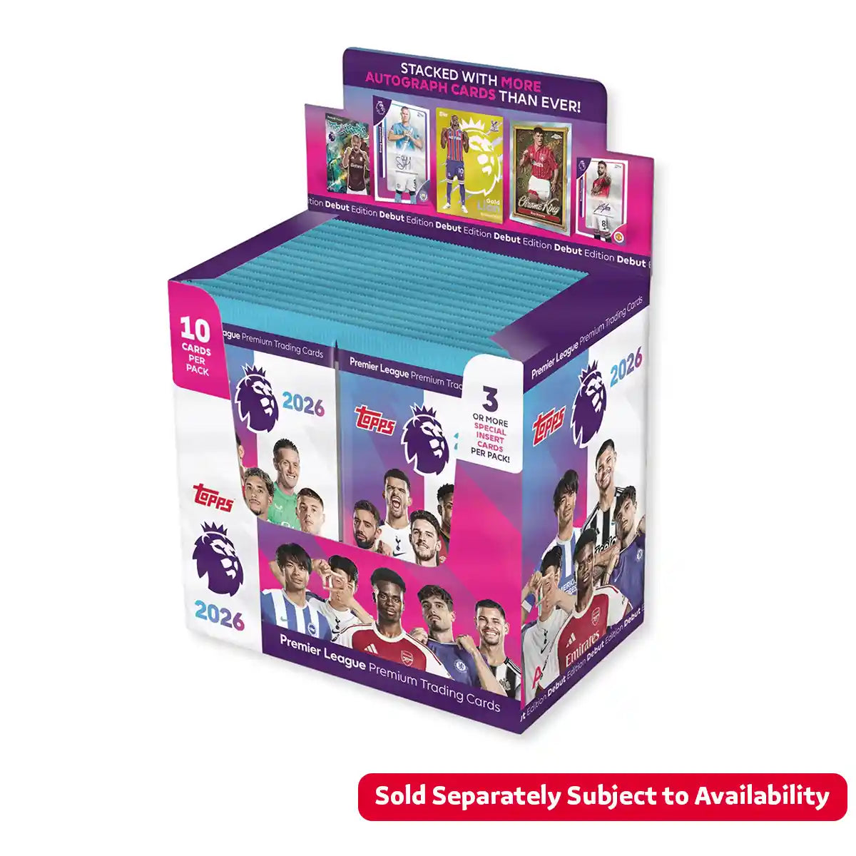 Topps Premier League 2025/26 - Single Pack (Box of 28 Packs)