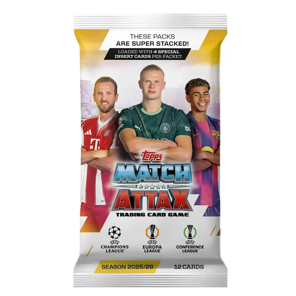Topps Match Attax 2025/26 - Single Pack (Box of 32 packs) - Sold Separately