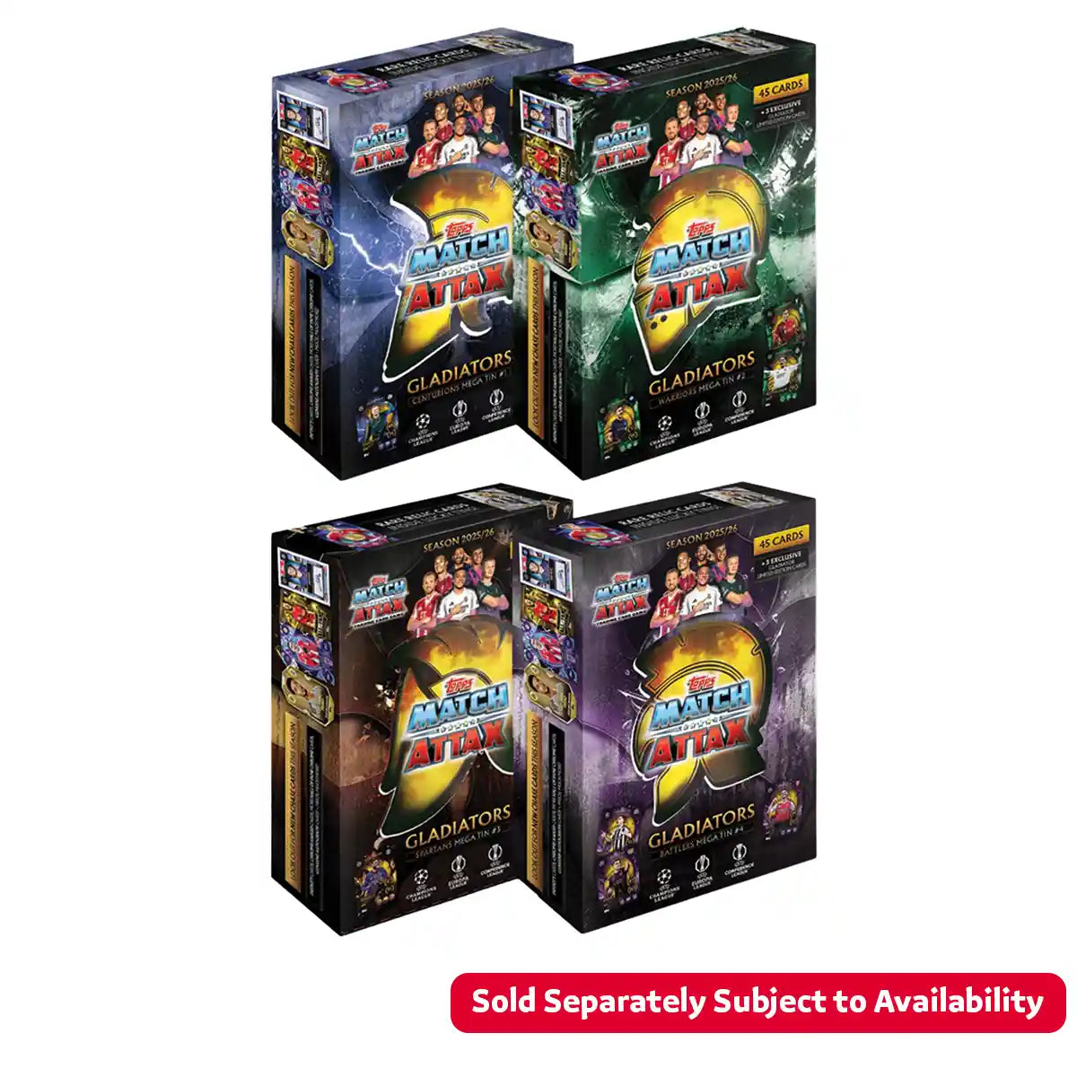 Topps Match Attax 2025/26 - Mega Tin (Assorted) - Sold Separately