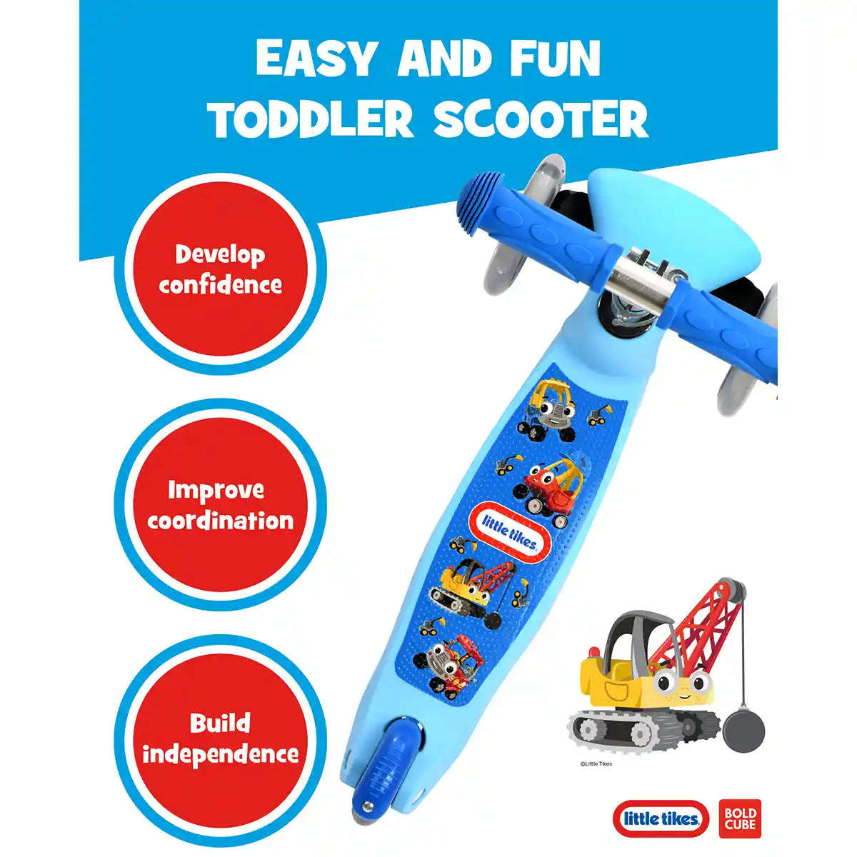 Little Tikes Teeny 3 Wheel: Blue & Navy