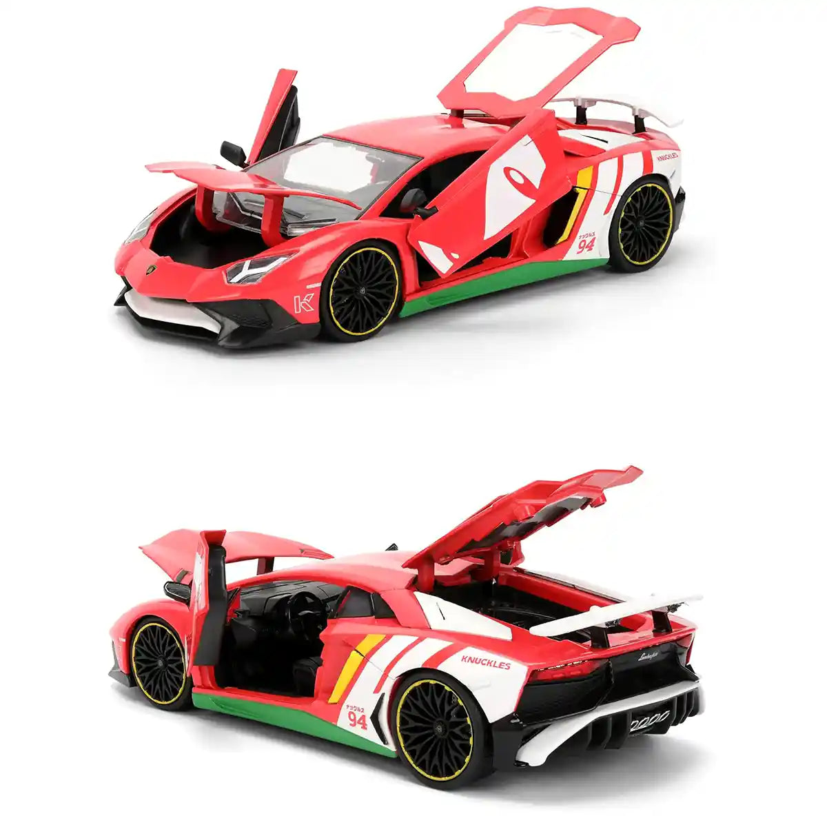Jada R/C Knuckles Lamborghini Aventador SV 1:24