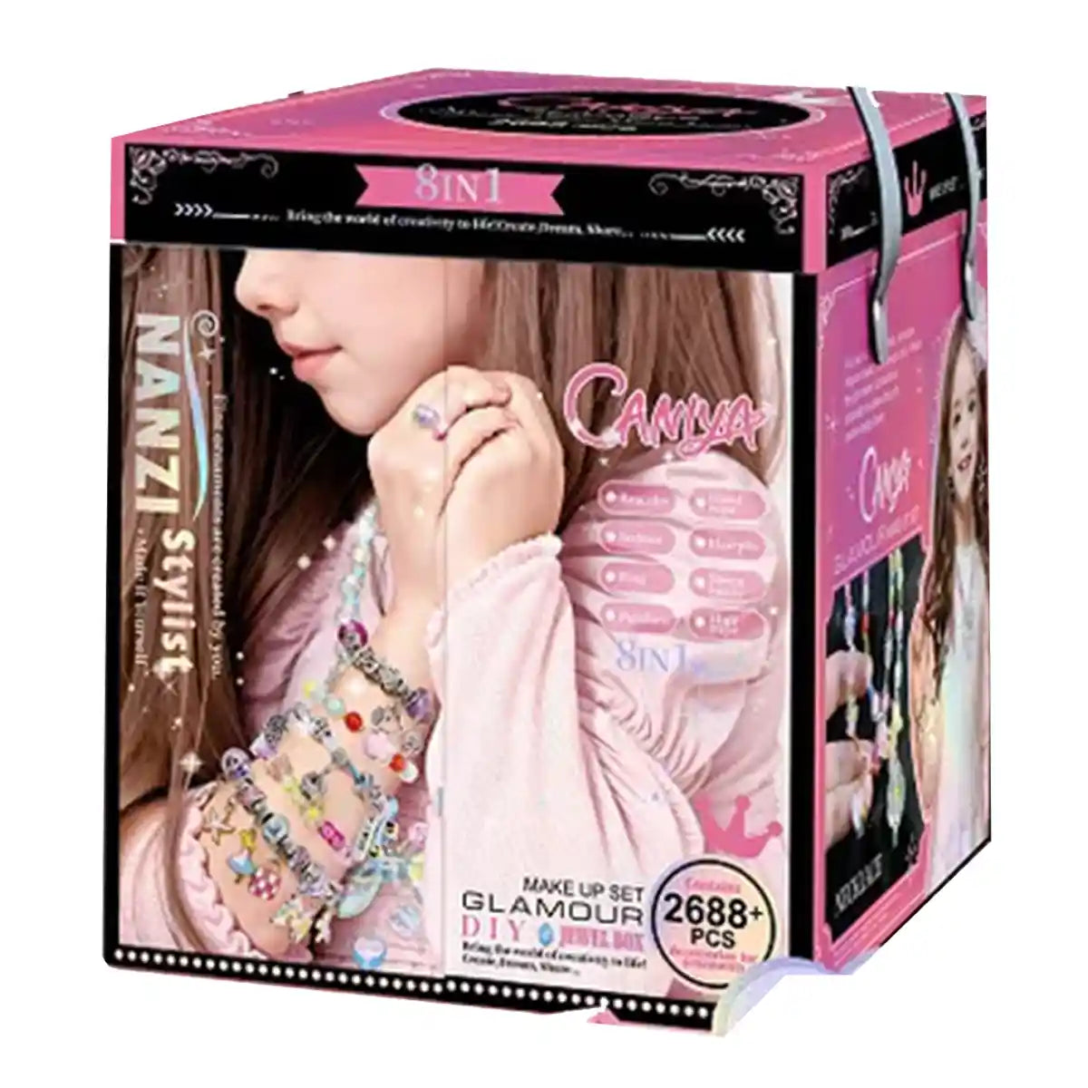 Caniya Multi-Purpose Diy Jewelry Box 8in1 Yrs6+