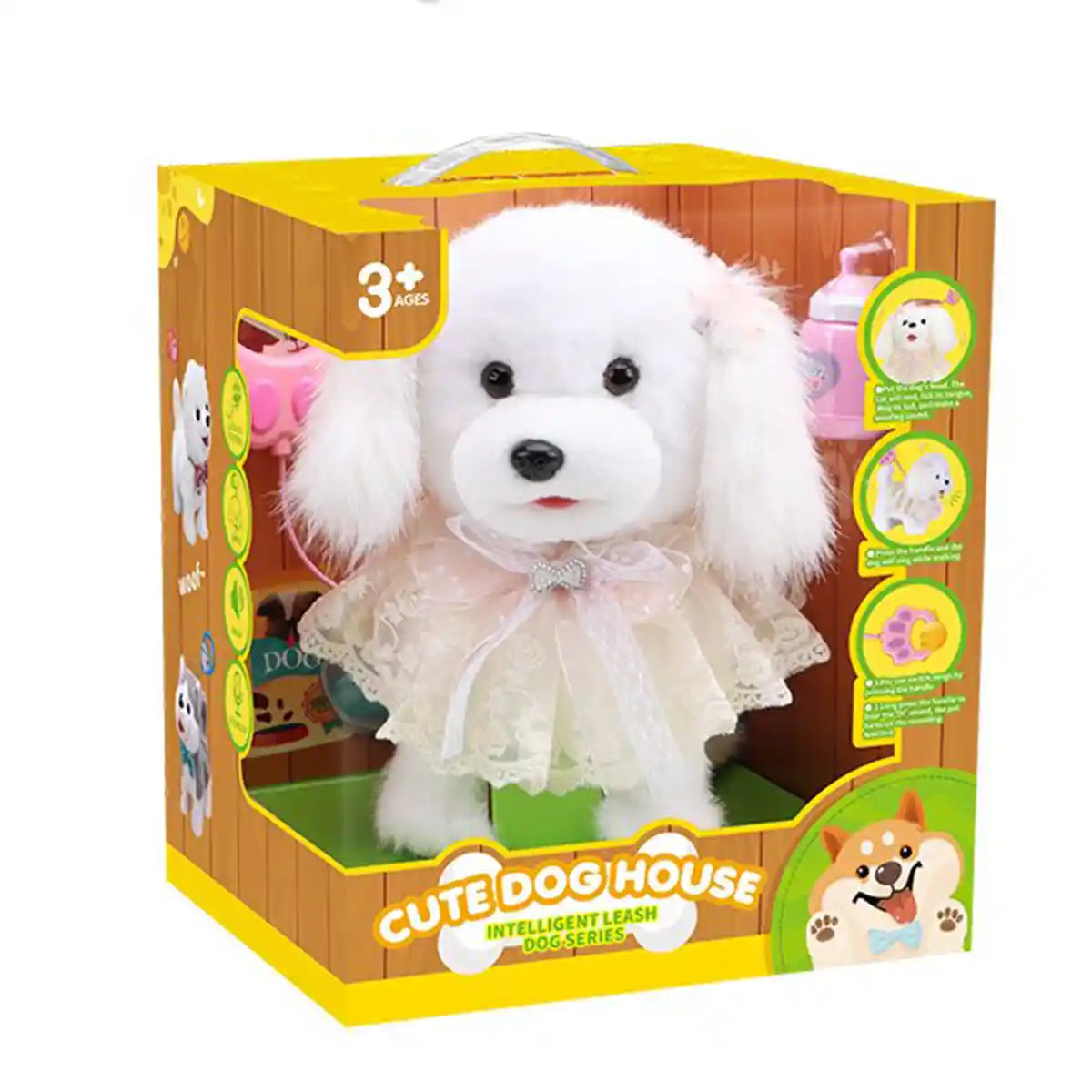 Interactive Plush Puppy Toy Set With Accessories 3yrs+ - Kiddy Zone
