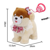 Interactive Plush Dog Puppy Toy With Bottle & Leash 3yrs+