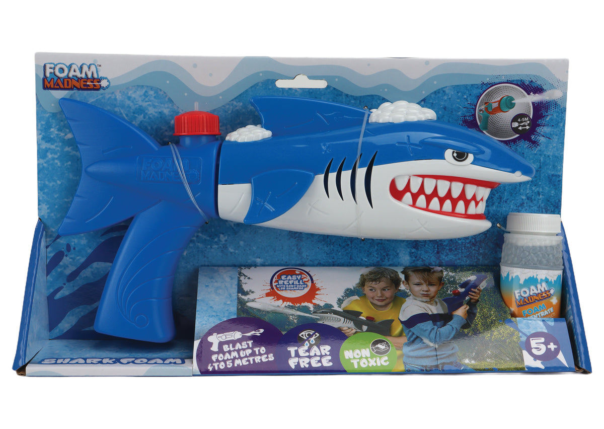 Shark Foam Bubble Gun (5 Years+)