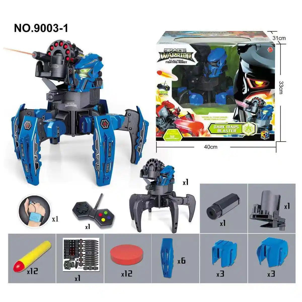 Space Warrior R/C Fighting Robot 5yrs+