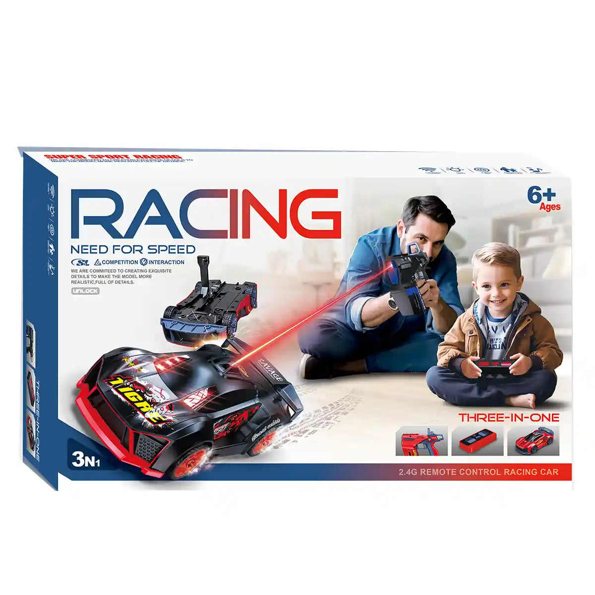 R/C Spider Man Racing Car(Red) 6yrs+