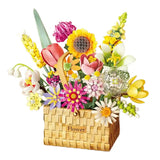 1615pcs Building Block Flower Basket 8yrs+