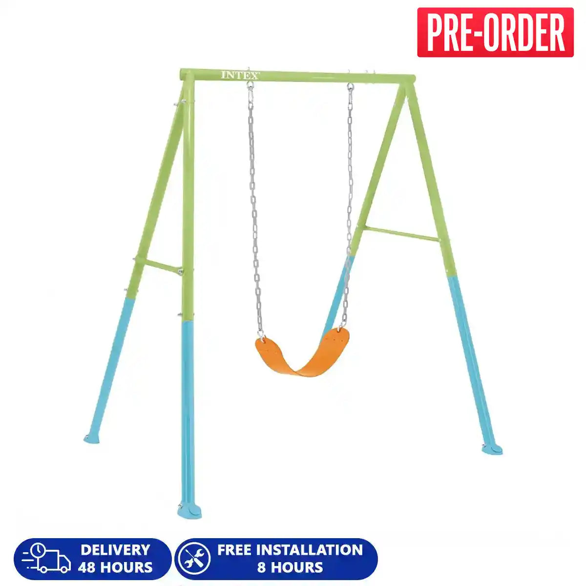 Intex Two-In-One Swing Set, Age 3-10 - Kiddy Zone