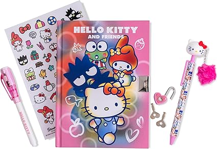 HELLO KITTY SECRET NOTEBOOK WITH LIGHT - Kiddy Zone