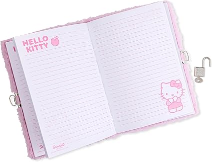 HELLO KITTY SECRET PLUSH NOTEBOOK - Kiddy Zone