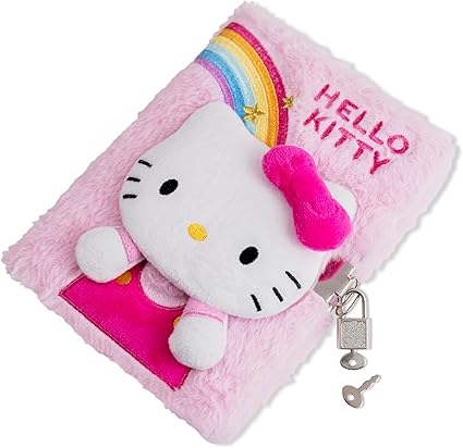 HELLO KITTY SECRET PLUSH NOTEBOOK - Kiddy Zone