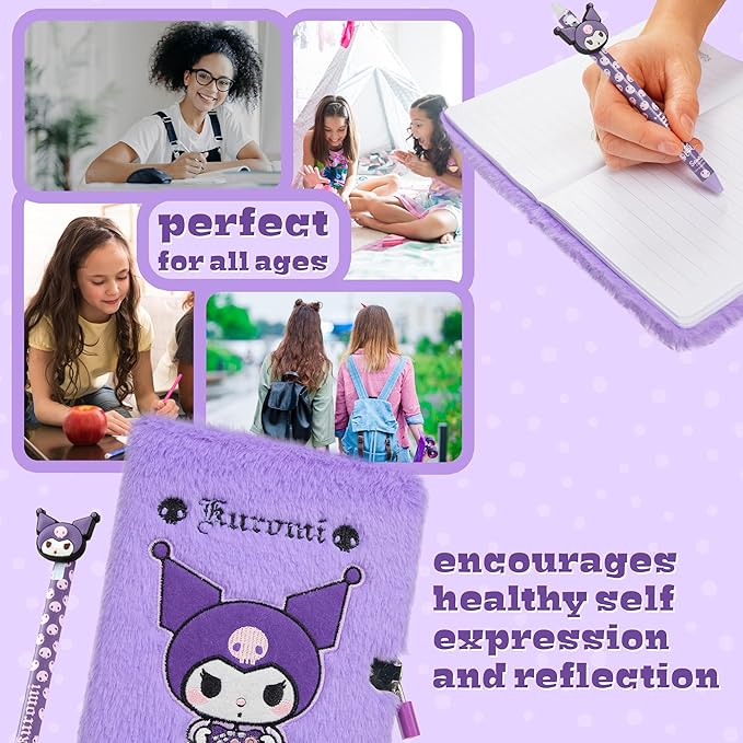 KUROMI SECRET NOTEBOOK WITH LIGHT - Kiddy Zone