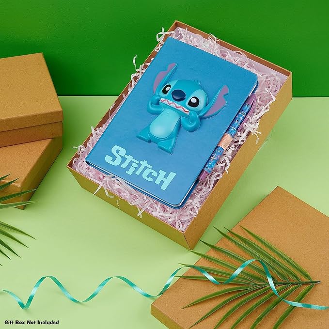 STITCH SECRET NOTEBOOK WITH LIGHT - Kiddy Zone