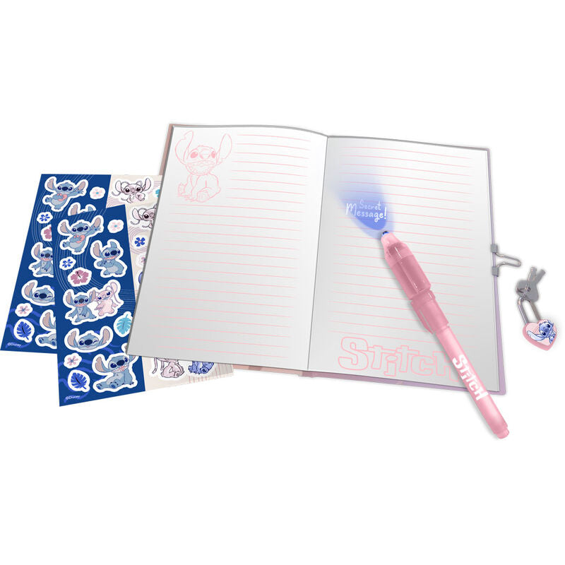 STITCH SECRET NOTEBOOK WITH MAGIC PEN - Kiddy Zone