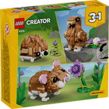 LEGO® Creator 3 in 1 Cute Hamster with a Flower Toy 31376