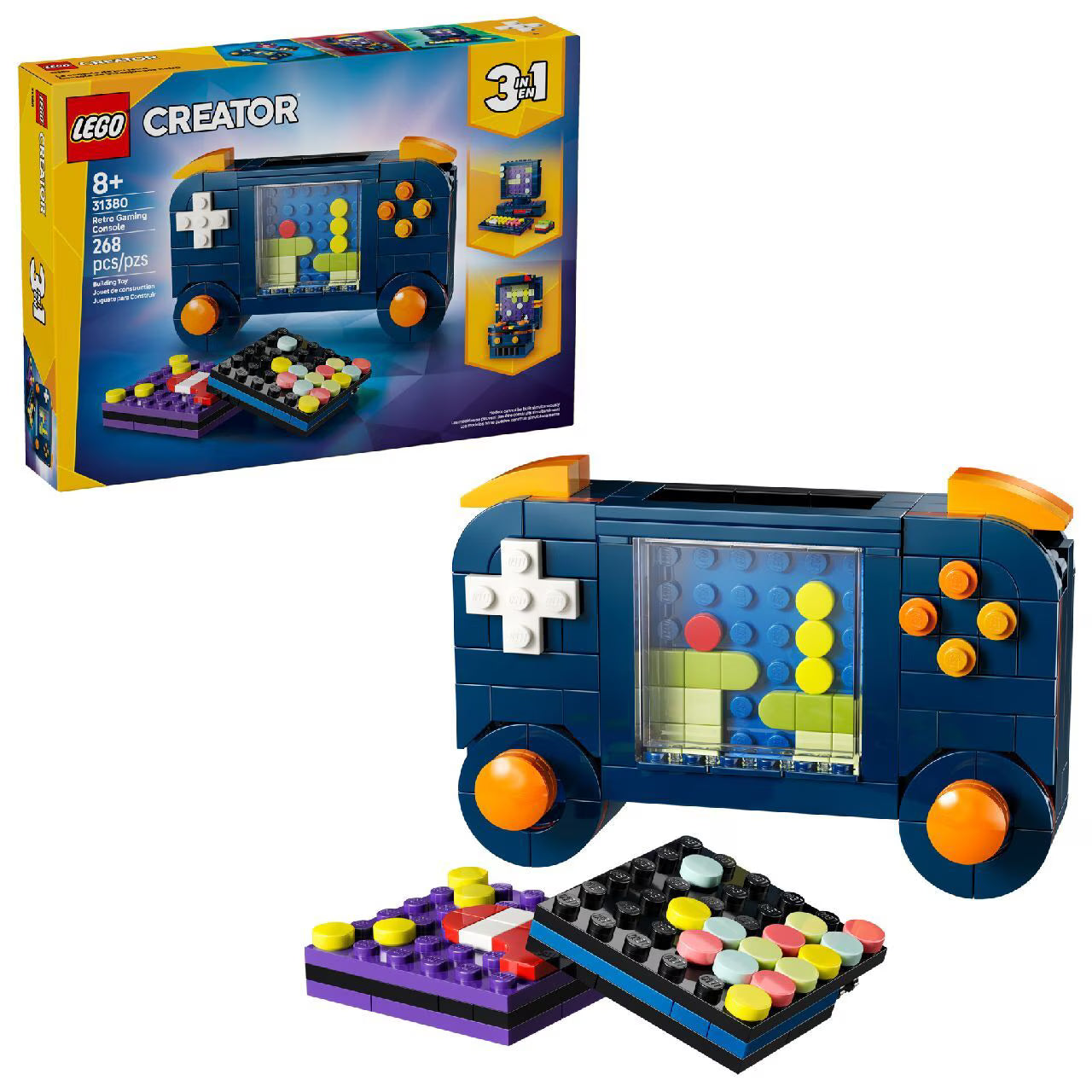 LEGO® Creator 3 in 1 Retro Gaming Console Building Toy 31380 - Kiddy Zone