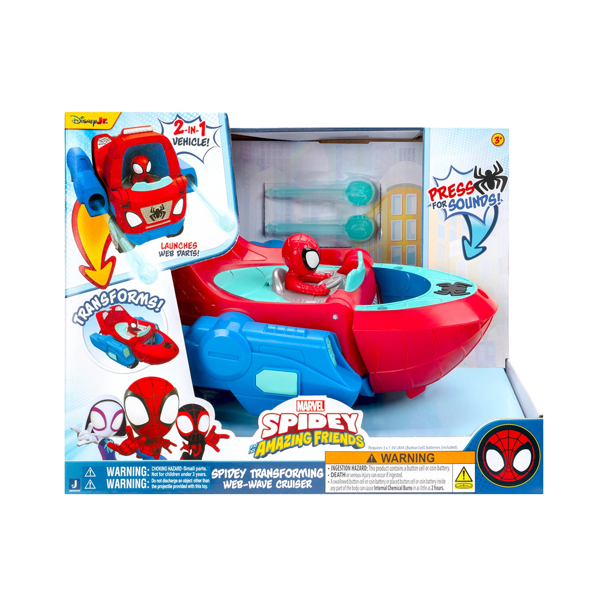 SPIDEY N FRIENDS VEHCLE WEB WAVE CRUISER